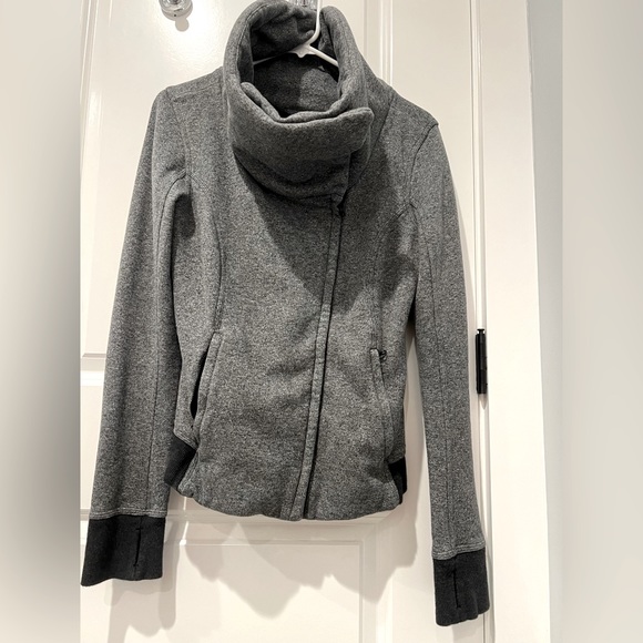 Lululemon Karmacollected Jacket heathered speckled black NWOT - Picture 3 of 10